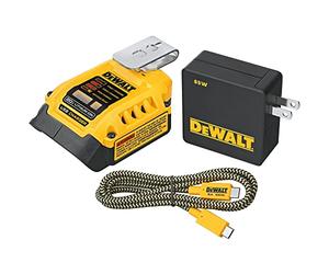 Dewalt DCB094K 20V MAX FLEXVOLT Lithium-Ion USB Charging Kit with 100W Cord