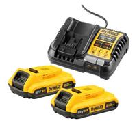 Dewalt Dcb1104D2 Starter Kit Inc 2X 2.0Ah 18V Xr Li-Ion Batteries & 1X Dcb1104-Gb Charger