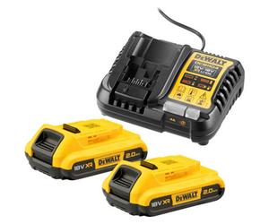 Dewalt Dcb1104D2 Starter Kit Inc 2X 2.0Ah 18V Xr Li-Ion Batteries & 1X Dcb1104-Gb Charger