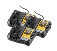 Dewalt Dcb1104X3 Multi-Volt Powerstack Battery Charger For 4A 12V/18V Xr Li-Ion Batteries Triple Pack