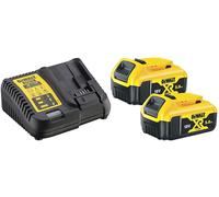 DeWalt DCB115P2 18V XR li-ion Battery 5.0Ah x 2 + DCB115 Fast Charger Genuine
