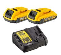 Dewalt Dcb183 Xr 18V Lithium Ion Battery Twin Pack 2.0Ah + Dcb115 Charger