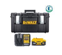 DeWalt DCB184 18V 5Ah Li-Ion Battery + DCB1104 Charger & 1.0 DS300 Case