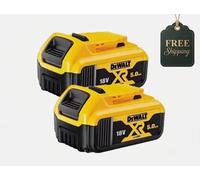DEWALT DCB184-XJ XR Lithium-Ion Battery, 5Ah, 18V, 20cm x 20cm x 20cm, Pack of 2