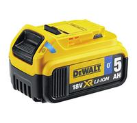 Dewalt DCB184B-XJ Bluetooth Slide Li-Ion Battery Pack 18 Volt 5.0Ah, 18 V, Black/Yellow
