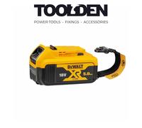 DeWalt DCB184LR 18V XR 5.0AH Li-ion Battery - Lanyard Ready