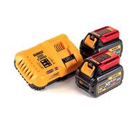 Dewalt DCB546 18v 54v XR Flexvolt 6.0ah Battery Twin Pack + DCB118 Fast Charger