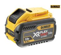 DeWALT DCB547-XJ cordless tool battery / charger, Rechargeable battery yellow/black, Battery, Lithium-Ion (Li-Ion), 9 Ah, 18 V, DeWalt, XR FLEXVOLT