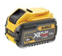 DeWALT DCB547-XJ cordless tool battery / charger, Rechargeable battery yellow/black, Battery, Lithium-Ion (Li-Ion), 9 Ah, 18 V, DeWalt, XR FLEXVOLT