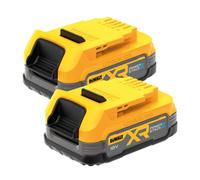Dewalt Dcbp034 18V Xr 1.7Ah Compact Powerstack Battery Twin Pack - 2 X Dcbp034