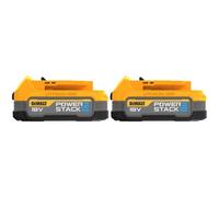 Dewalt Dcbp034 18V Xr 1.7Ah Compact Powerstack Battery - Twin Pack