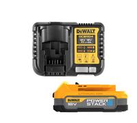 Dewalt Dcbp034 18V Xr 1.7Ah Compact Powerstack Battery With Dcb1104 Charger