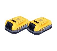 DEWALT DCBP034E2 Battery Starter Kit 18 Volts / 2 Pieces 1.7Ah Batteries