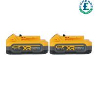 DeWalt DCBP318 18V XR 3.5Ah PowerStack Lithium-Ion Slide Battery - Twin Pack
