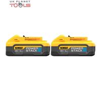 Dewalt DCBP518 18v 5.0Ah XR Powerstack Li Ion Battery Twin Pack DCBP518H2