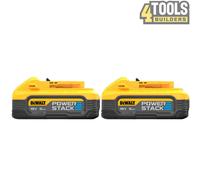 Dewalt DCBP518 18v 5.0Ah XR Powerstack Li Ion Battery Twin Pack DCBP518H2
