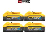 DeWalt DCBP518 18V XR Powerstack 5.0Ah Battery Pack of 4