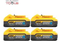 DeWalt DCBP518 18V XR Powerstack 5.0Ah Battery Pack of 4