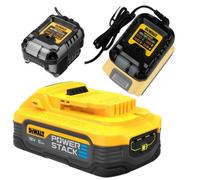Dewalt Dcbp518-Xj 18V 5.0Ah Compact Powerstack Battery Pack + Dcb1102 Charger By Buyaparcel