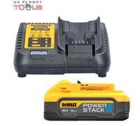 DeWalt DCBP518-XJ 18v 5.0ah Compact Powerstack Battery Pack + DCB115 Charger