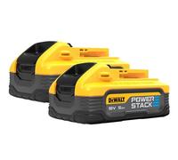 DeWalt DCBP518H2 18V 5.0Ah Compact Powerstack Battery Twin Pack 2 x DCBP518