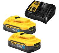 Dewalt Dcbp518H2-Xj 18V 5.0Ah Compact Powerstack Battery Packs + Dcb115 Charger