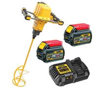 Dewalt Dcd240T2 54V Li-Ion Brushless Cordless Xr Flexvolt Paddle Mixer - 2 X 6Ah