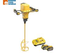 DeWalt DCD240X2-GB 54v XR FLEXVOLT Brushless Paddle Mixer M14 Inc 2x DCB547 B...