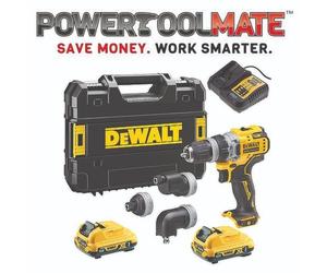 DeWalt DCD703L2T-GB 12V 2x3Ah XR BL 4x Multi-Head Drill Driver Brushless Compact