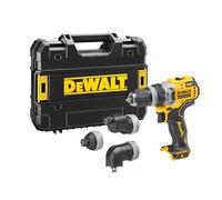 DEWALT DCD703NT-XJ 12V Cordless Drill Driver-Bare Unit, 2 Speed, Brushless, 15 Clutch Settings, Portable, Multi Head