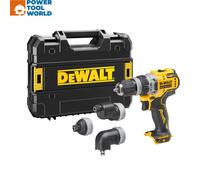 DeWalt DCD703NT-XJ 12v XR Brushless 4 Multi-Head Drill Driver Body Only In Ca...