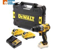 DeWalt DCD706D2 10.8v / 12v XR Brushless Sub Compact Hammer Drill Driver Inc ...