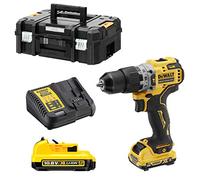 DEWALT DCD706D2-QW Taladro Percutor Sin Escobillas XR 12v Li-ion 2ah for DIYers & professionals, designed for repair, installation and workshop tasks, 12v, 2ah, single unit