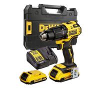 Dewalt Dcd709D2T 18V Xr Brushless Compact Combi Drill Inc 2X 2.0Ah Batteries