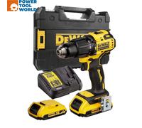 DeWalt DCD709D2T 18v XR Brushless Compact Combi Drill Inc 2x 2.0Ah Batts