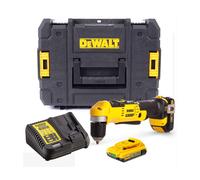 Dewalt DCD740D2 18v XR 2 Speed Right Angle Drill Lithium -2 Battery Charger Case