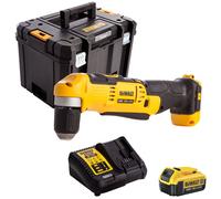 Dewalt DCD740N 18V XR Right Angle Drill With 1 x 4.0Ah Battery & Charger in Case