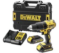 DeWalt DCD778S2T 18V 1.5Ah Brushless Heavy Duty Keyless Chuck Integrated LED Light Includes 2 Li-ion Batteries, System Quick Charger and T STAK B
