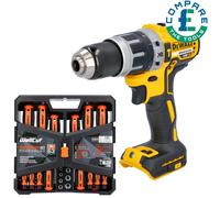 DeWalt DCD796 18V Brushless Combi Drill With 63 pcs Multipurpose Accessories Set