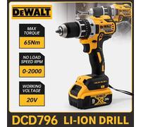 DeWalt DCD796N 18V XR Brushless Combi Drill (A+++ Replica) High-efficiency brush