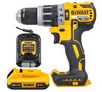 Dewalt Dcd796N 18V Xr Brushless Compact Combi Hammer Drill - 1 X 2.0Ah Battery