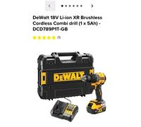 DeWALT DCD796P1-GB Combi Drill Cordless 18 V Brushless