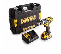 DEWALT DCD796P1-GB XR Brushless Compact Lithium-Ion Combi Drill, 18 V, Yellow/Black