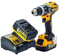 Dewalt DCD796P2-GB 18 V XR Brushless Compact Combi Drill with 2 x 5 A Lithium-Ion Batteries by DEWALT