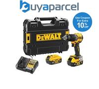 DeWalt Cordless Combi Drill DCD799P2T XR Brushless 18V 2 x 5.0Ah Li‑ion Batteries, Charger & Case