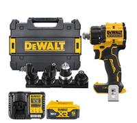 Dewalt Dcd803Nt 18V Xr Cordless Brushless Multi-Head Drill Driver With 1 X 5Ah Battery & Charger & Case