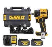 Dewalt Dcd803Nt 18V Xr Cordless Brushless Multi-Head Drill Driver With 2 X 4Ah Batteries & Charger & Case