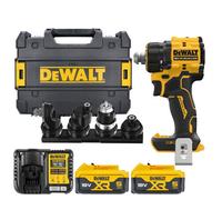 Dewalt Dcd803Nt 18V Xr Cordless Brushless Multi-Head Drill Driver With 2 X 5Ah Batteries ,charger & Case