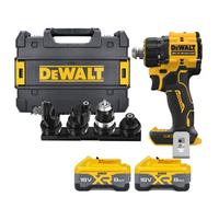 Dewalt Dcd803Nt 18V Xr Cordless Brushless Multi-Head Drill Driver With 2 X 8Ah Batteries & Case
