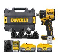 Dewalt Dcd803Nt 18V Xr Cordless Brushless Multi-Head Drill Driver With 2 X 8Ah Batteries & Charger & Case